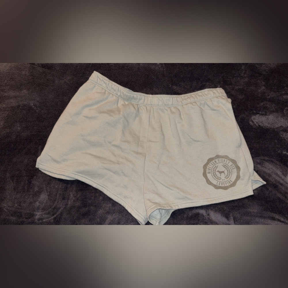 PINK Victoria's Secret Gray/ teal Shorts